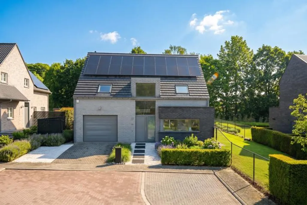 Extérieur - Villa moderne avec terrasse à Sterrebeek