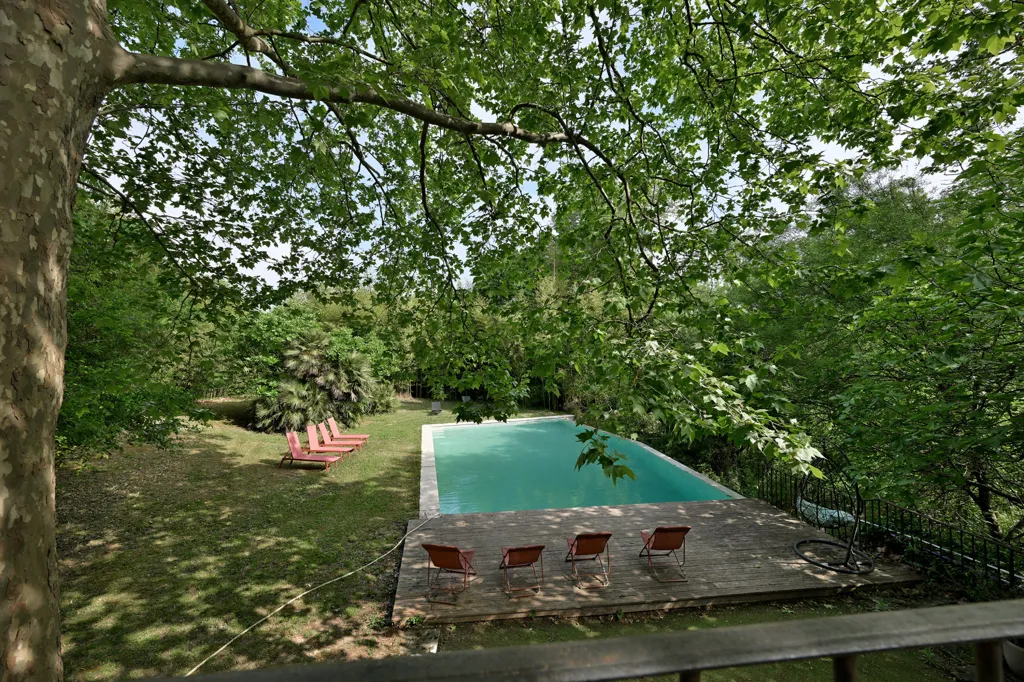 Piscine - Moulin du 17e Siècle avec Piscine à Salinelles