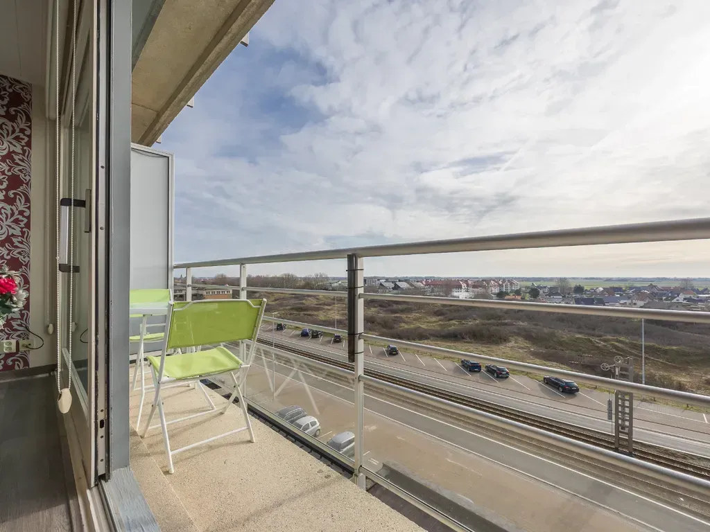 Balcon - Studio avec Vue sur les Dunes à Middelkerke
