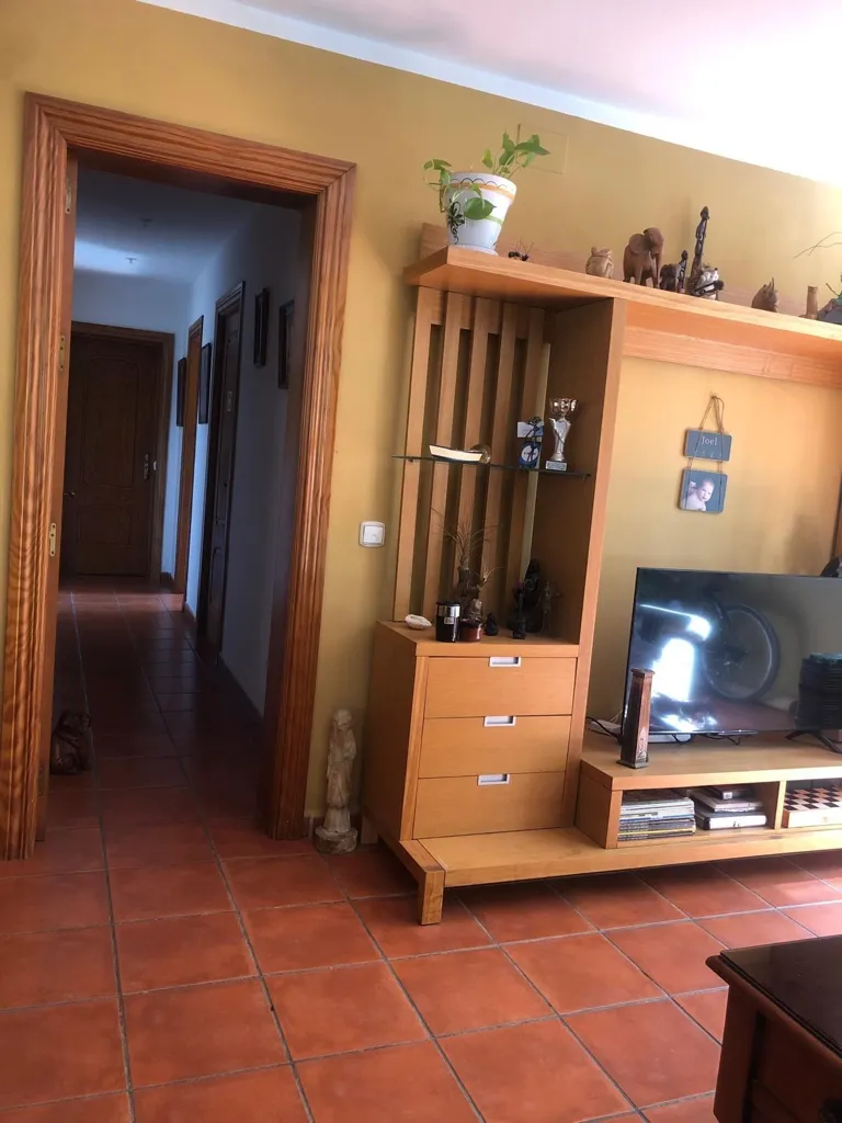 Living Room - Spacious Corner Flat with Terrace in Huelin