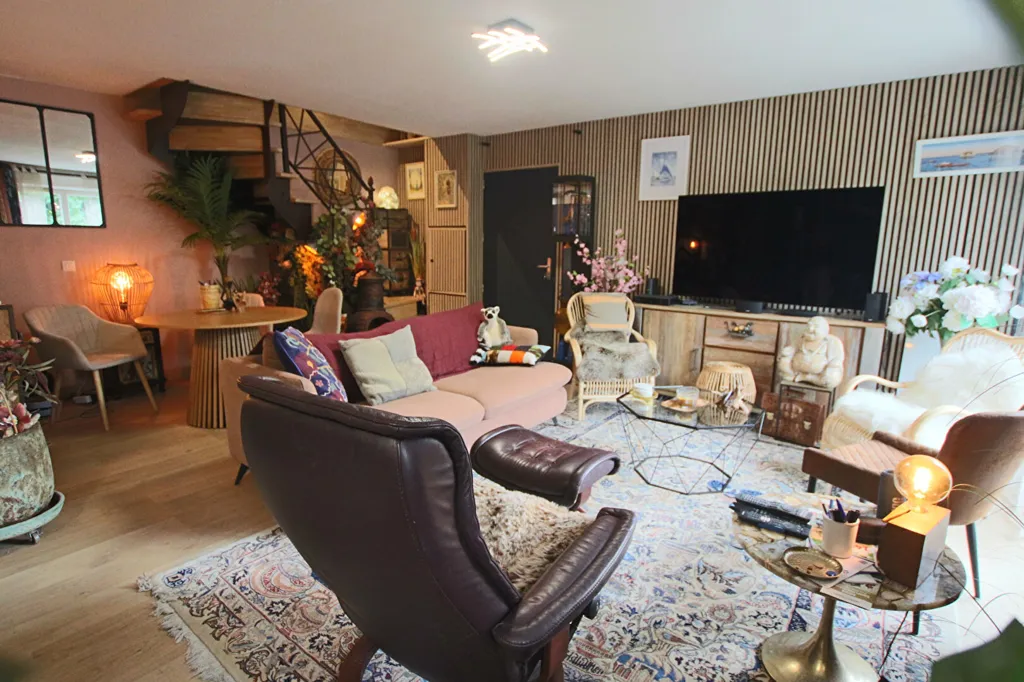 Séjour - Appartement Duplex avec Balcon au Le Teich