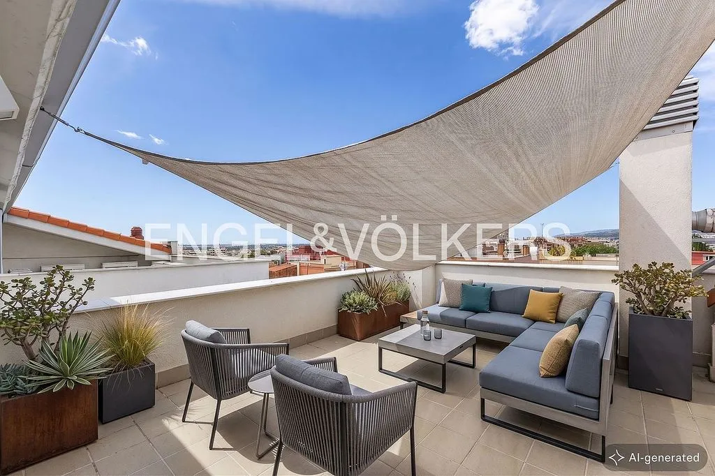 Terrass - Duplex Attic with Terraces in Cornellà