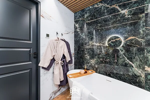 Bathrooms - Contemporary Brick House with Garden in Pärnu