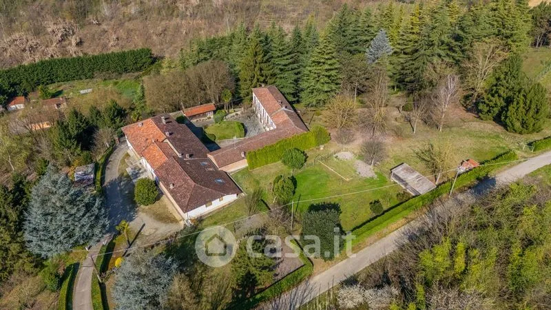 Vue aérienne - Historic Estate with Panoramic Views in Portacomaro