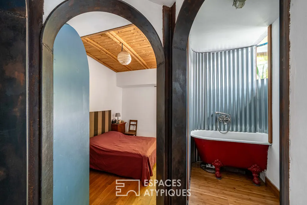 Vannitoad - Boat-Inspired Loft with Garden in Gobelins