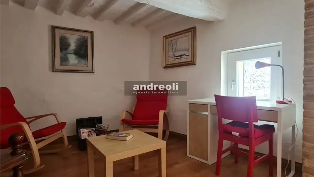 Séjour - Restored Stone Townhouse in Castelplanio