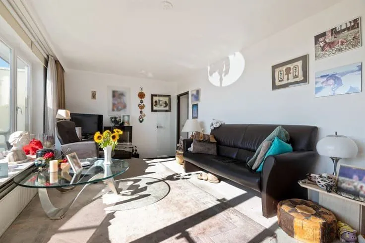 Soggiorno - Apartment with Canal View in Deurne, Antwerp