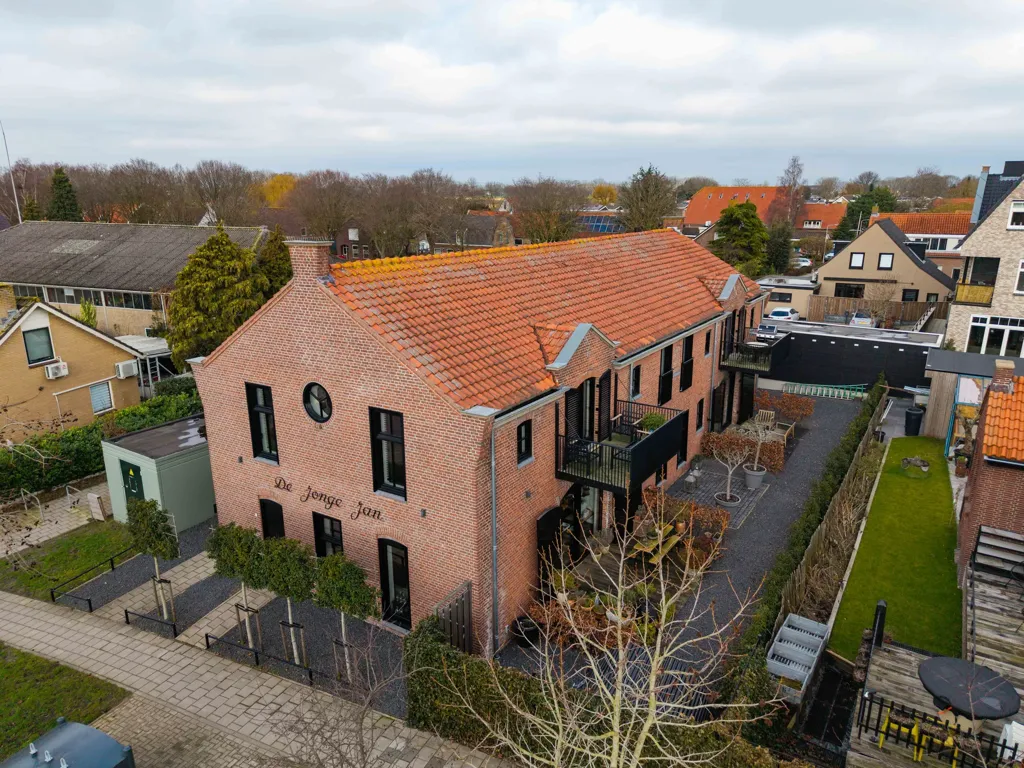 Vue aérienne - Luxury Loft with Garden in Westmaas