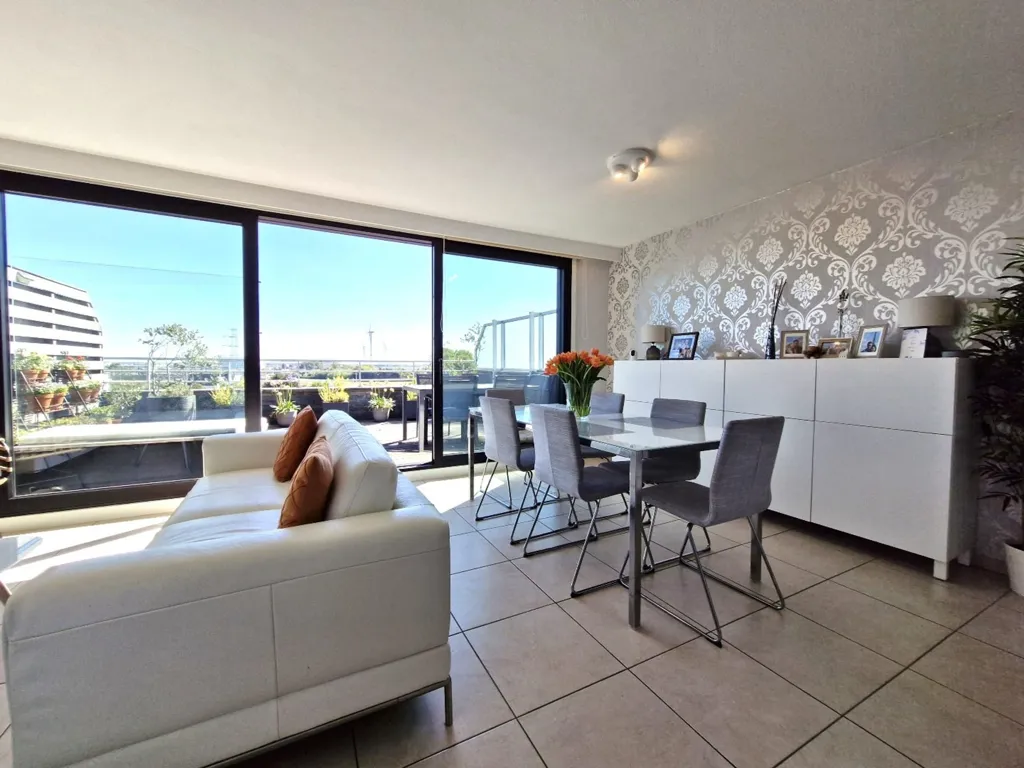 Séjour - Penthouse avec Grande Terrasse ensoleillée à Zeebrugge