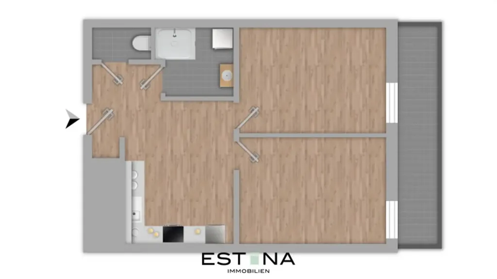 Plan - Maisonette Apartment with Rooftop Pool in Vienna