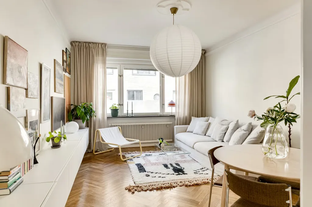 Elutuba - Two-Bedroom Apartment with Garden View in Malmö