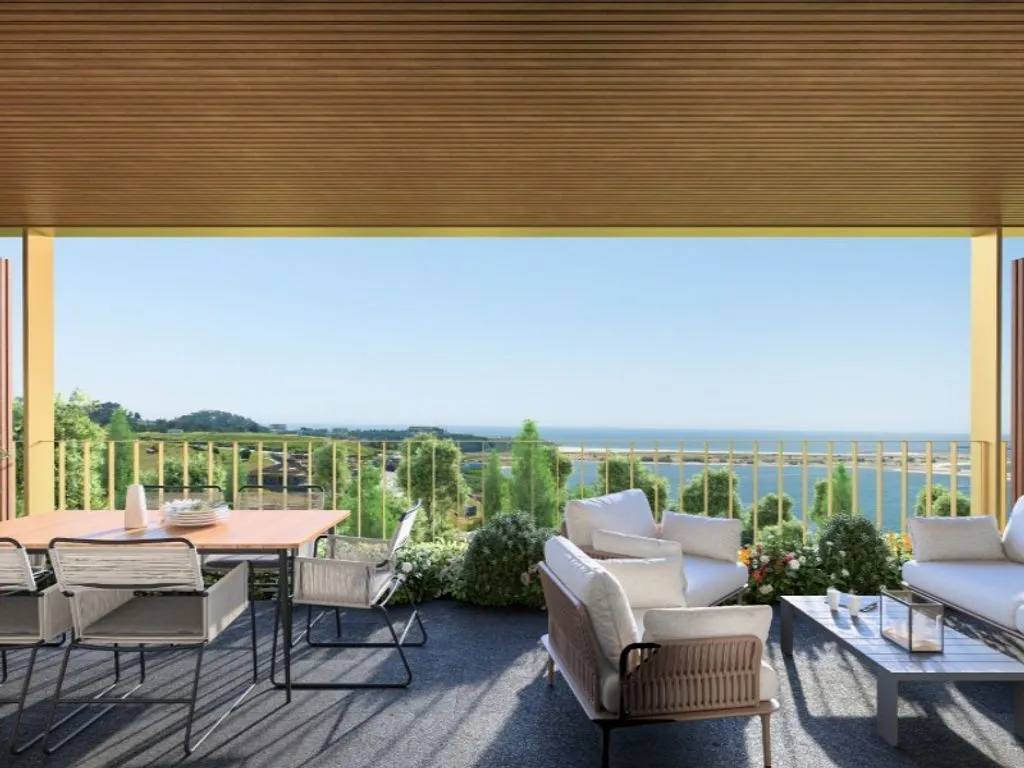 Terraza - Luxury Apartment with River View in Vila Nova de Gaia