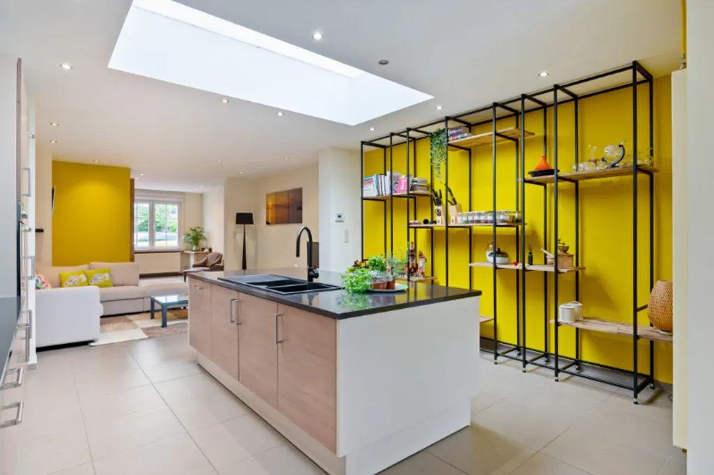 Cuisine - Appartement Rénové avec Garage et Jardin à Schelle