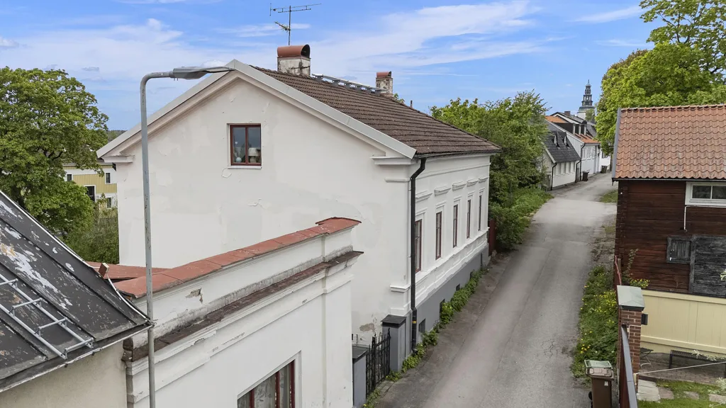 Vista aerea - Charming House with Historic Features in Old Town, Köping