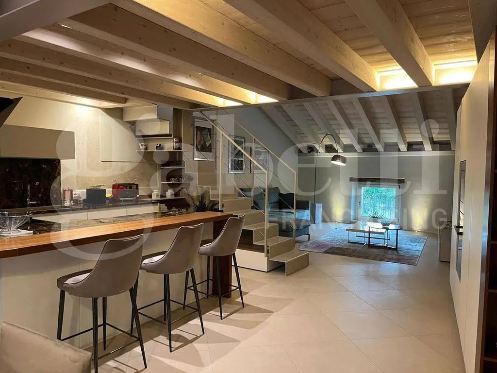 Köök - Luxury Penthouse with Castle View in Marostica
