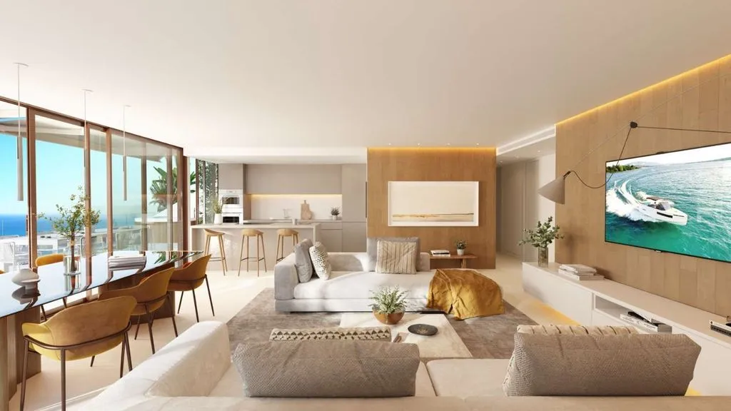 Séjour - Luxury Penthouse with Sea View in Benalmádena