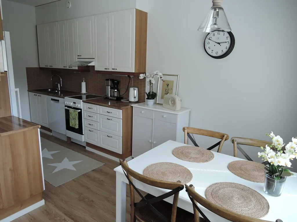 Cucina - Geothermal Heated Apartment with Sauna in Hamina