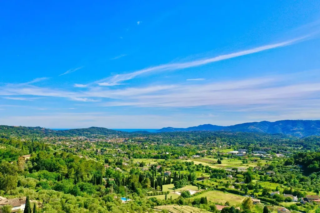 Õhuvaade - Character Bastide with Panoramic View near Valbonne
