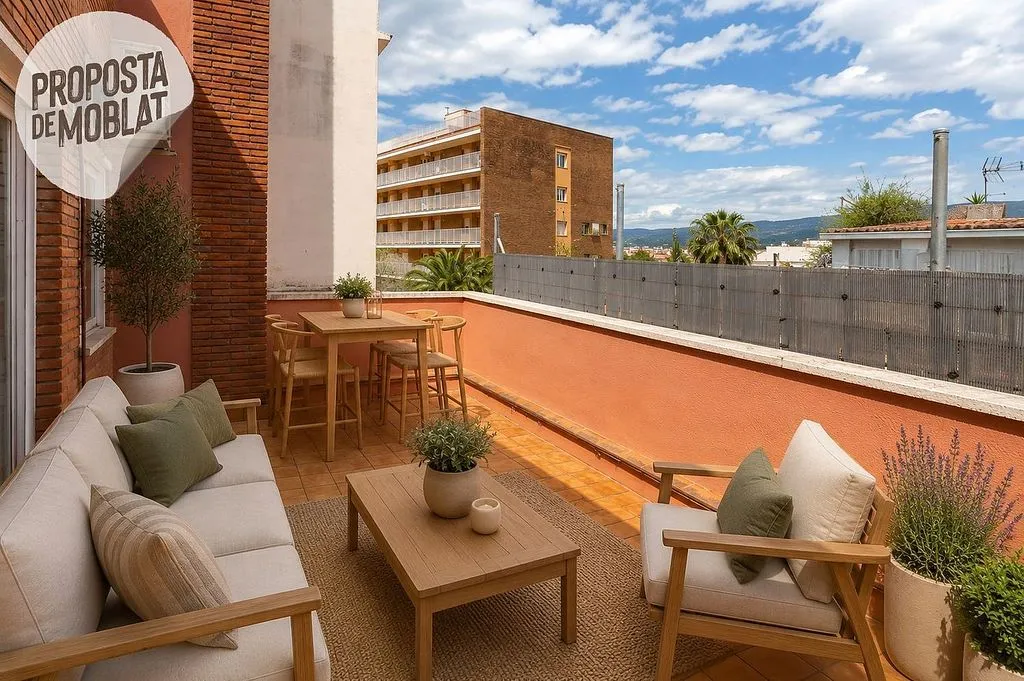 Terrasse - Apartment with Terrace in Sant Just Desvern