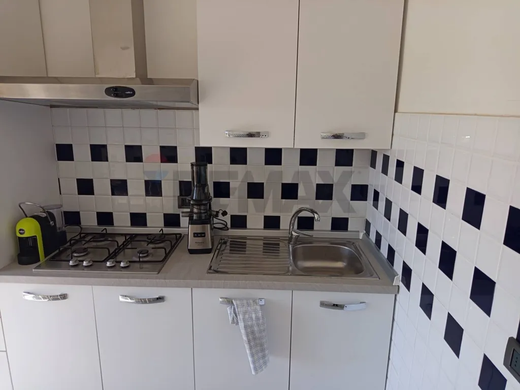 Köök - Apartment with Sea View Terrace in Central Piombino
