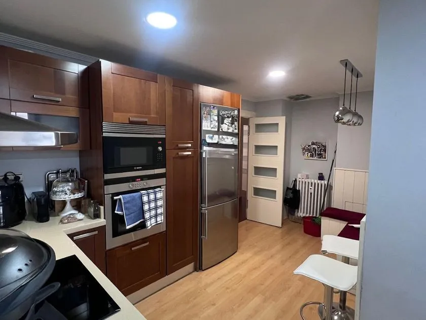 Köök - Apartment with Patio in Albacete Centre
