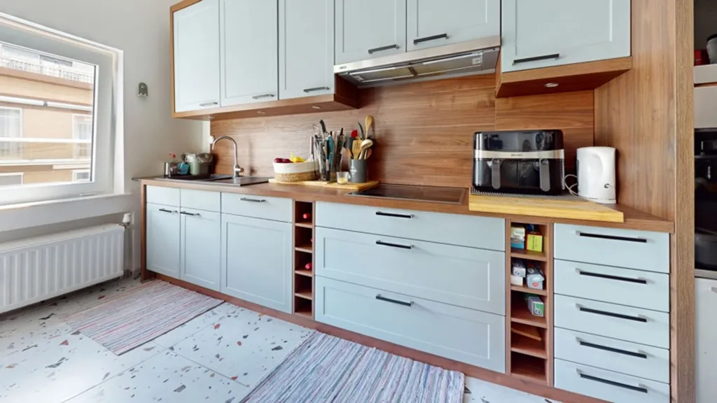 Köök - Renovated Flat with Terrace in Kraainem