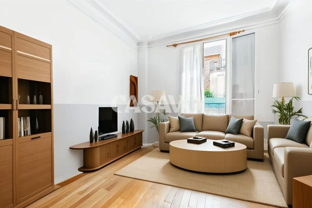 Soggiorno - Characterful Flat with South Exposure in Alésia