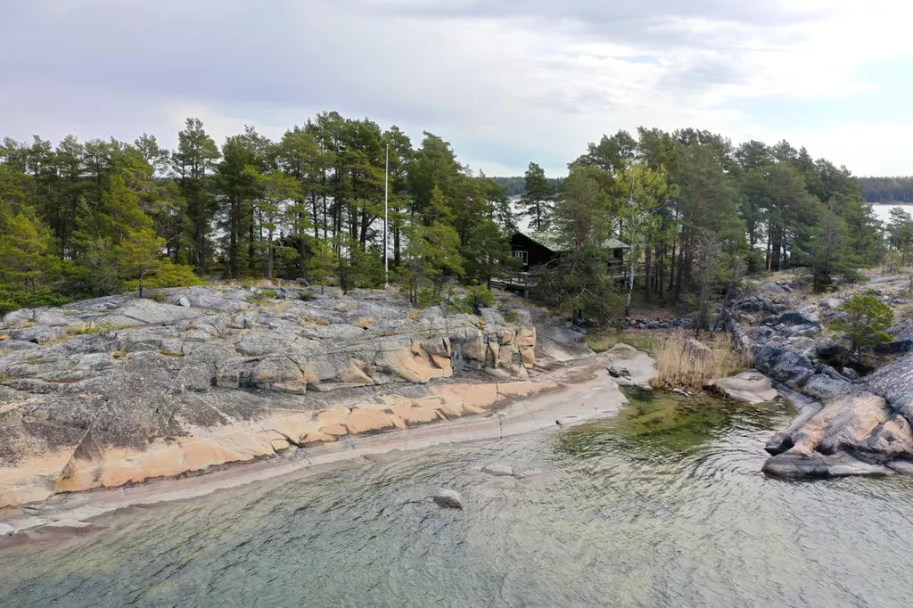 Vue aérienne - Private Island with Sauna in Naantali