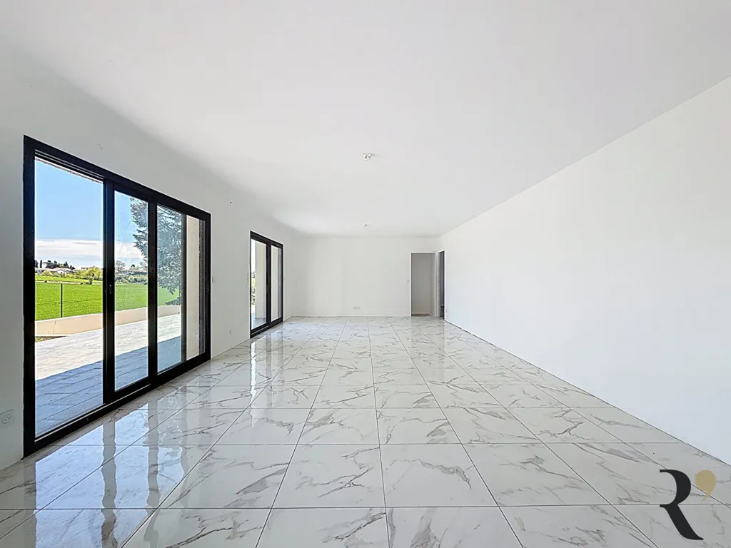 Séjour - Maison Contemporaine avec Piscine à Verfeil