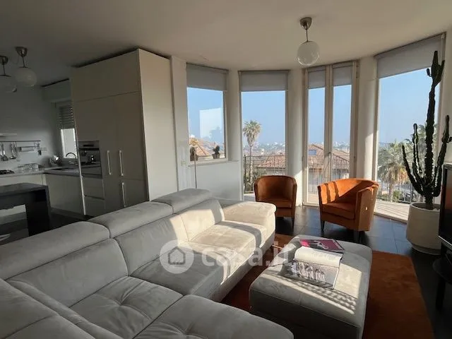 Living Room - Penthouse with Sea View in Riccione