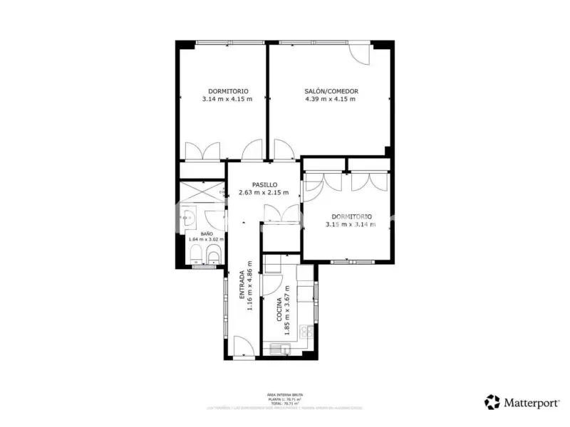 Apartment with Terrace in Central Location