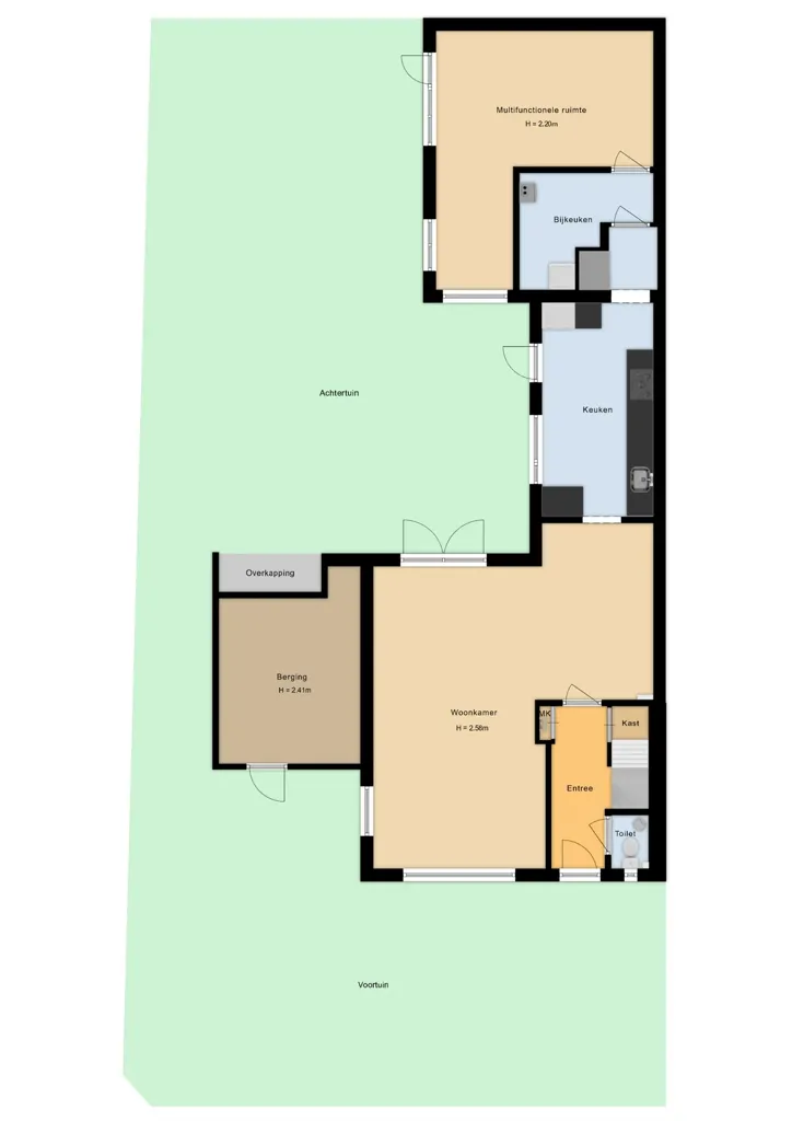 Plaan - Two-Under-One Cap House with Garden in Garderen