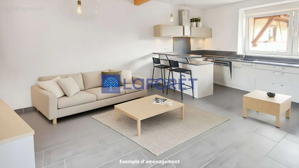 Séjour - Appartement 3 pièces à Hattmatt