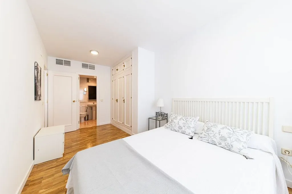 Chambres - Amueblé 1-Bedroom Flat with AC in Castellana