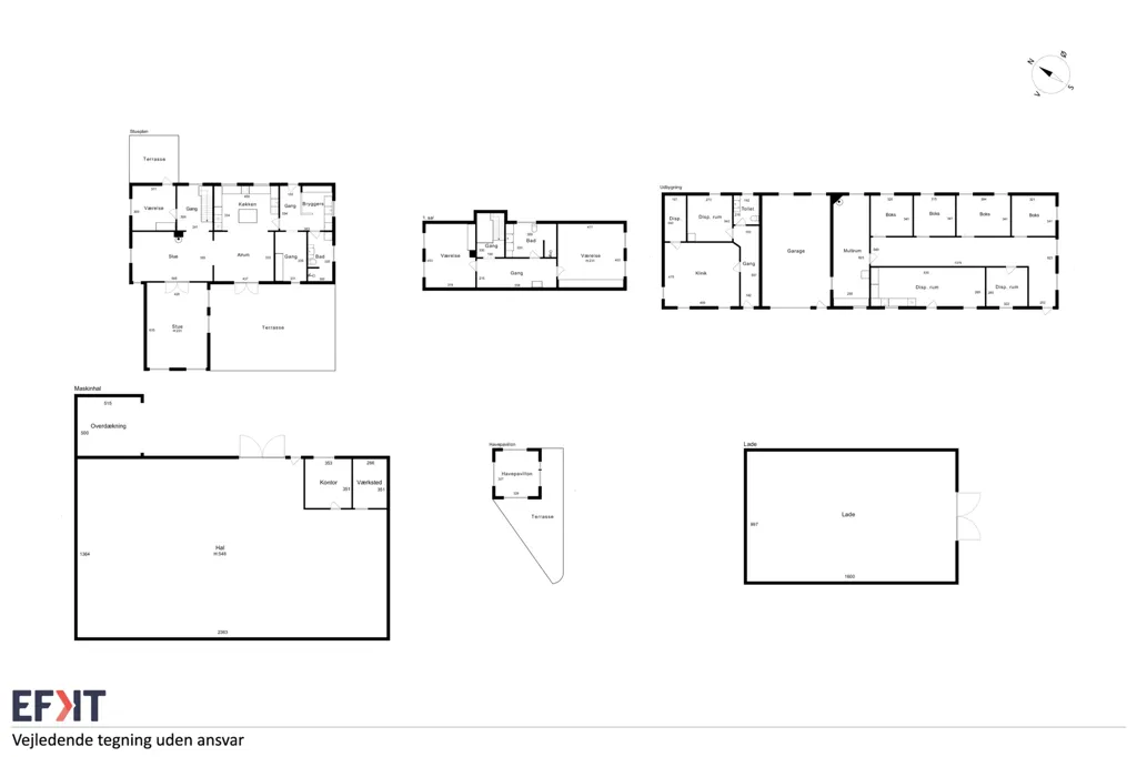 Plan - Modernised Villa with Forest View in West Jutland