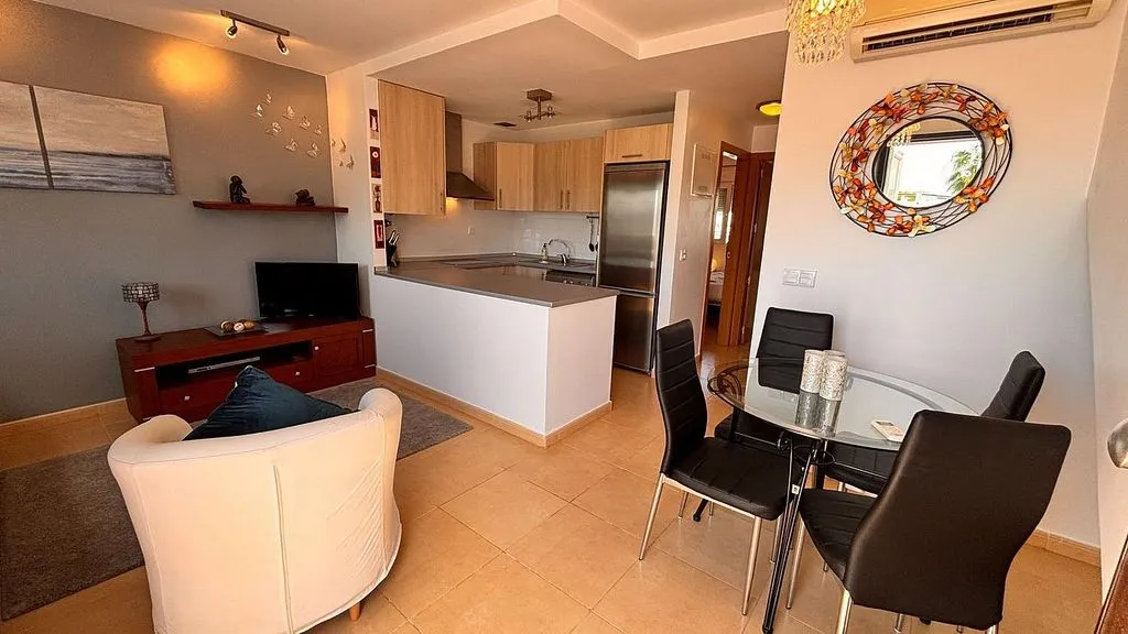 Söögituba - T2 Apartment with Pool in Alhama de Murcia