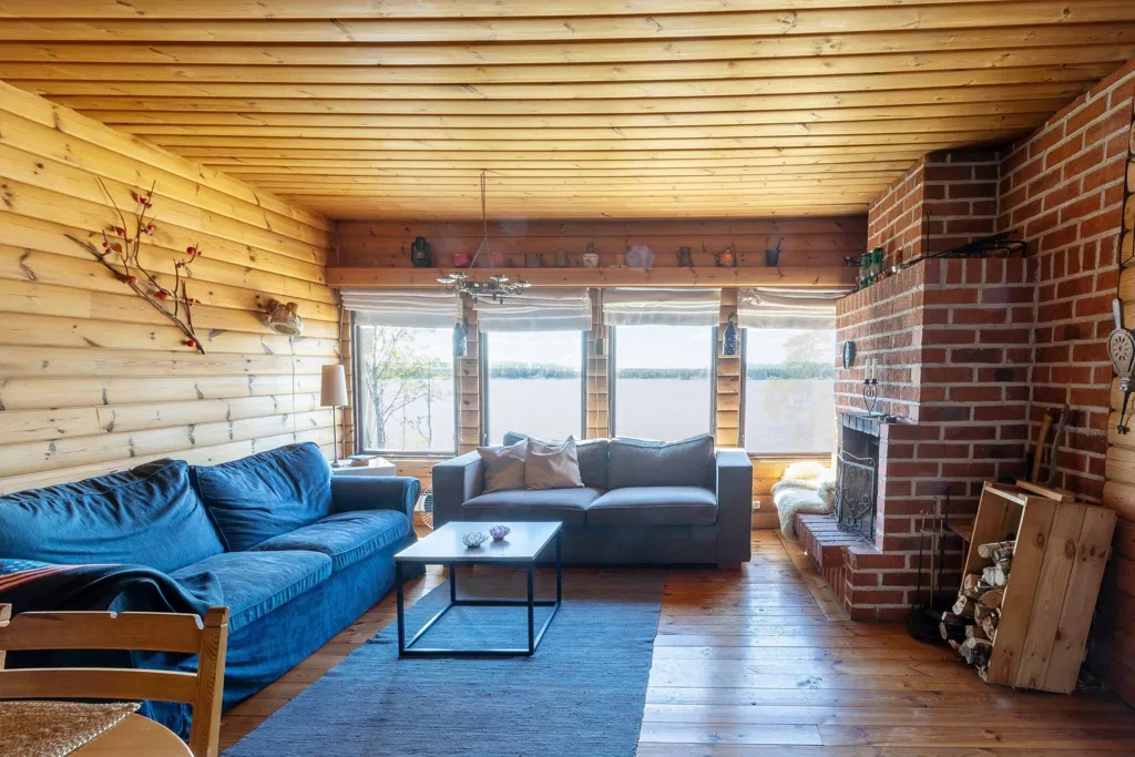 Séjour - Cottage with River View in Tärnsjö