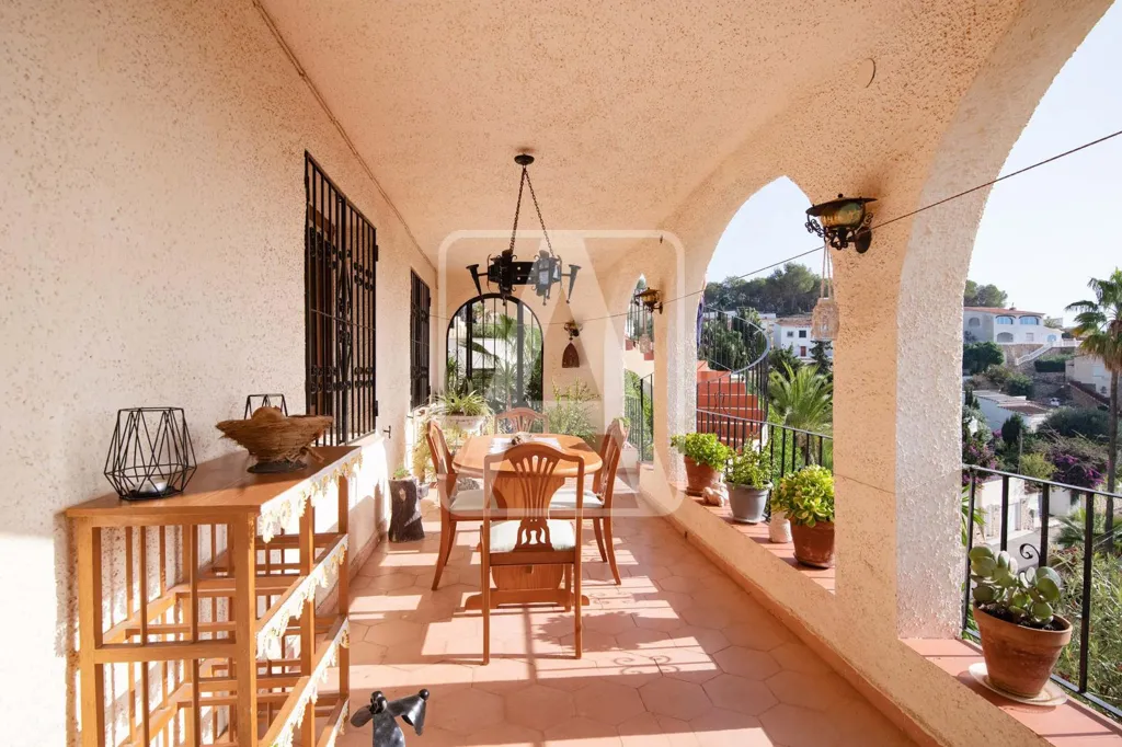 Terrasse - Mediterranean Villa with Sea Views in Benissa