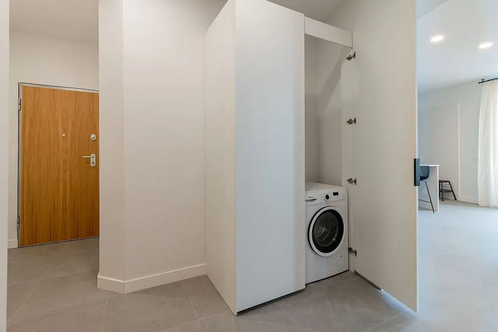Buanderie - Furnished Flat with Balcony in Madrid
