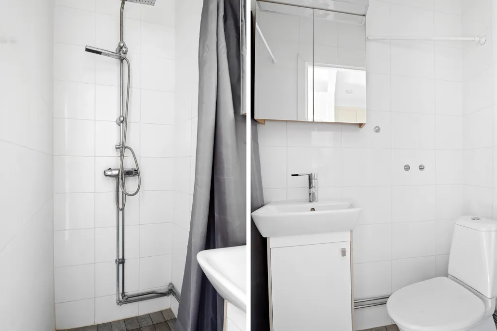 Salles de bain - Apartment with Balcony in Fanna, Uppsala
