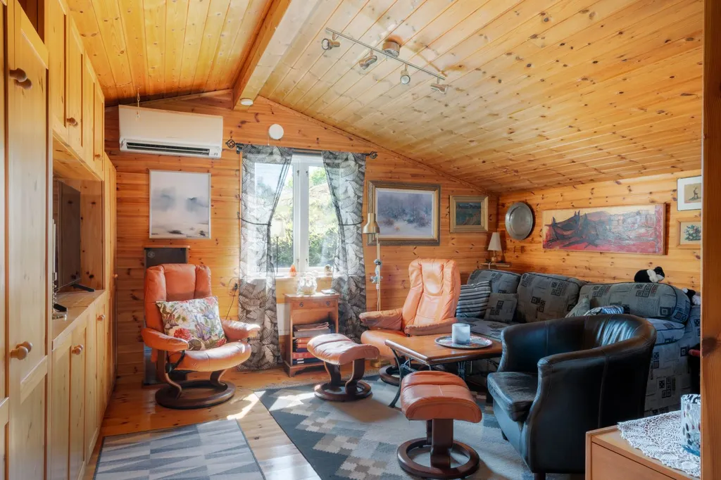 Séjour - Cottage with Sea View in Uttervik