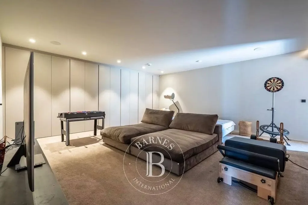 Séjour - Villa Contemporaine avec Vue Panoramique à Corbara