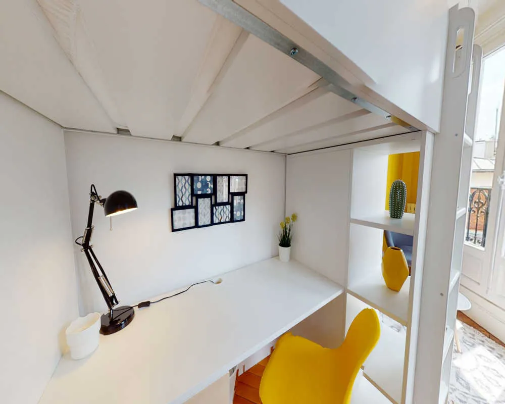 Bureau - Chambre Meublée à Necker, Paris