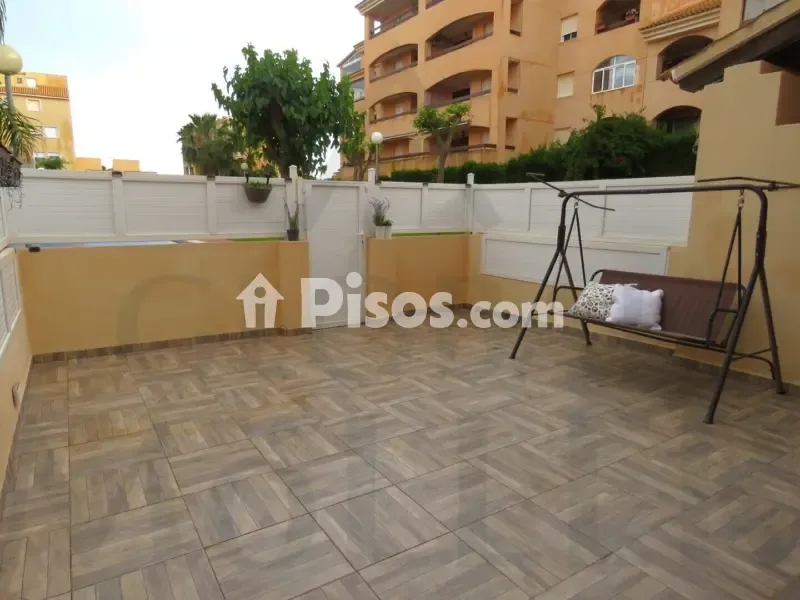 Terrasse - Semi-detached Chalet with Pool in Mar de Cristal