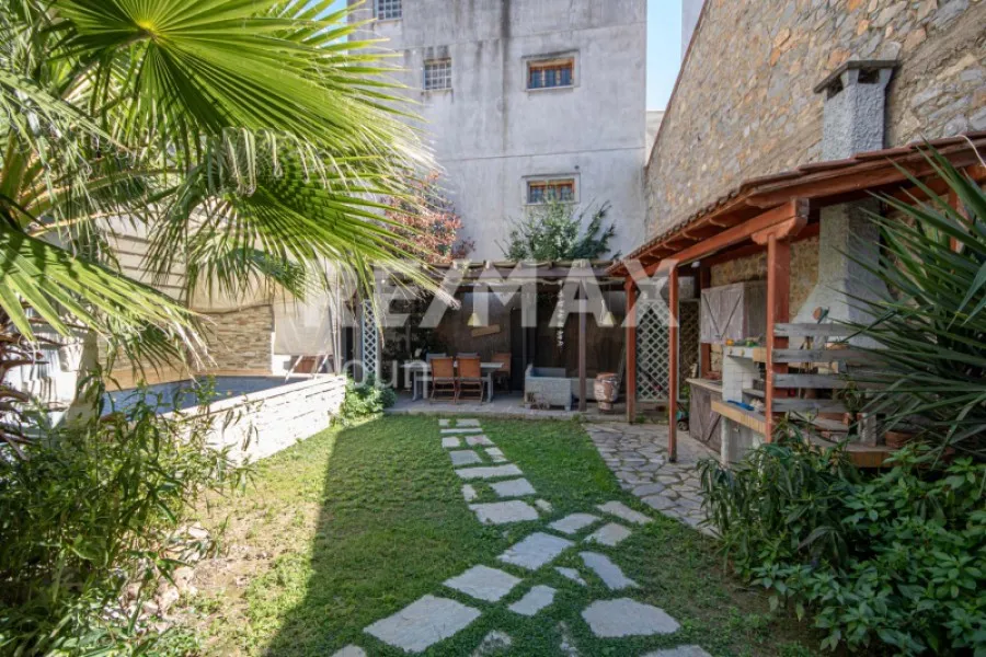 Jardín - Renovated Villa with Garden in Volos