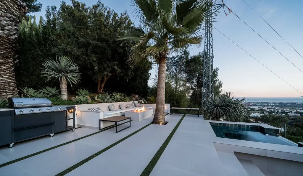 Terrasse - Luxury Villa with Sea View in Benahavís