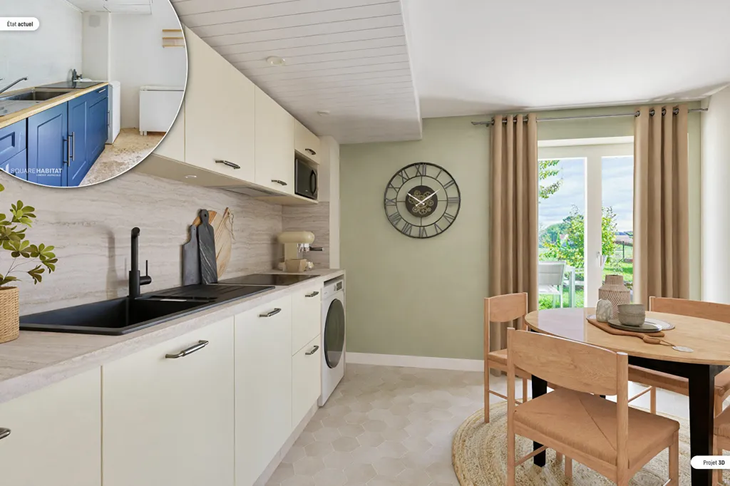 Kitchen - House with Garden in Quiet Seurre