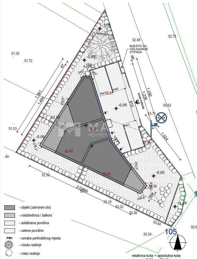 Floor Plan - Two-Bedroom Manor with Sea View in Punat