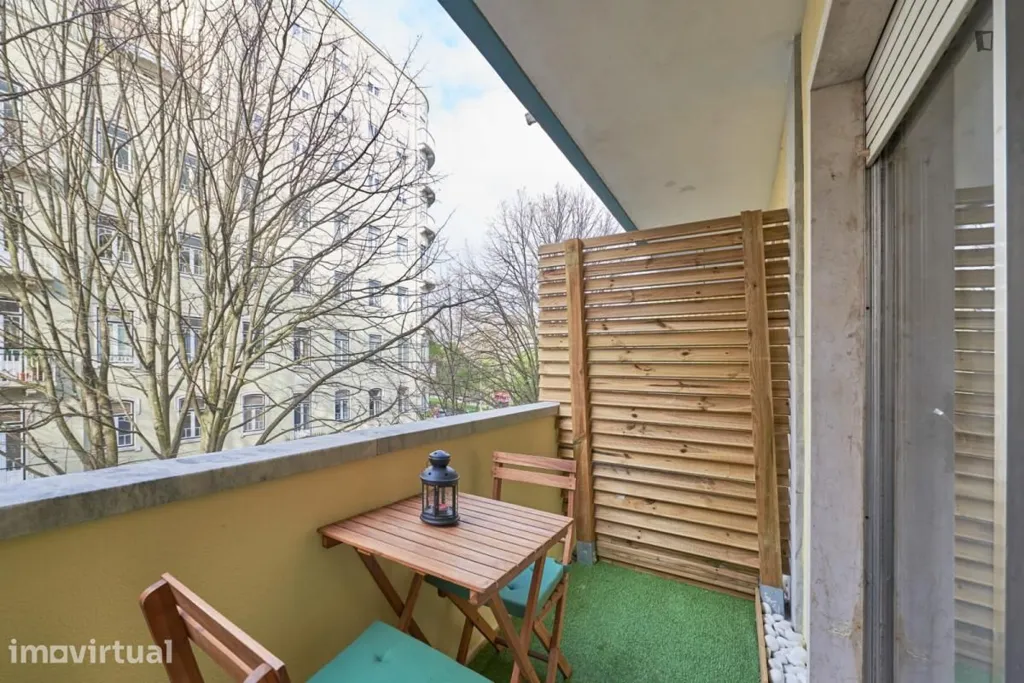 Balcony - Student Room in Marquês de Pombal, Lisbon