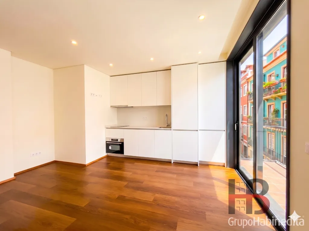 Séjour - Studio Apartment with Balcony in Porto